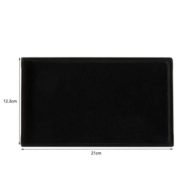Shopclassy Compartment Jewelry Organizer Storage Box Velvet Ring Earrings Empty Plate Display Box Jewelry Tray customize