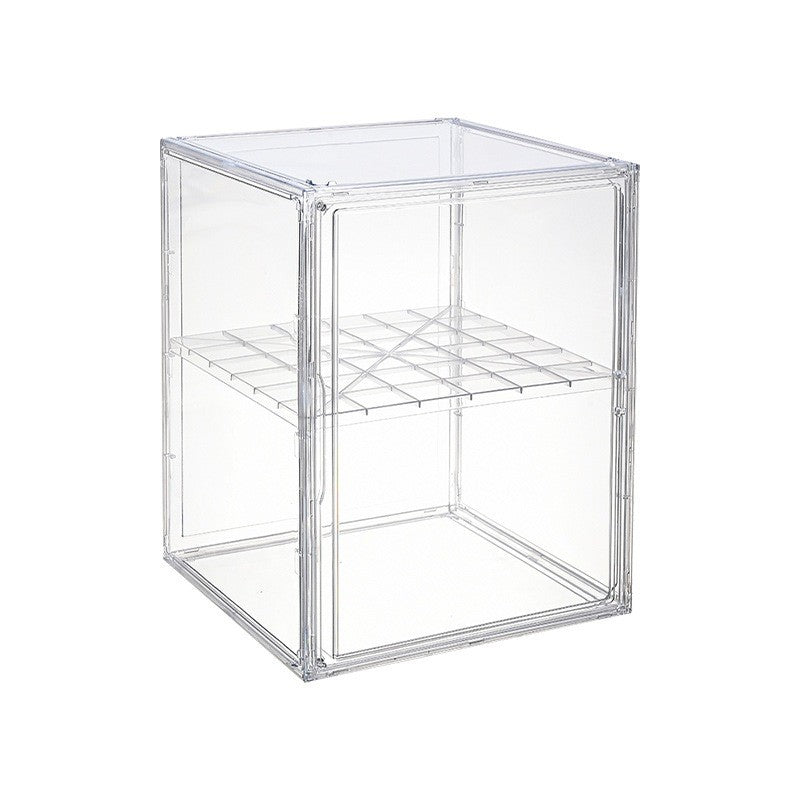 Shopclassyshop Acrylic Labubu Doll plush toy storage display box angel stackable doll dust-proof
