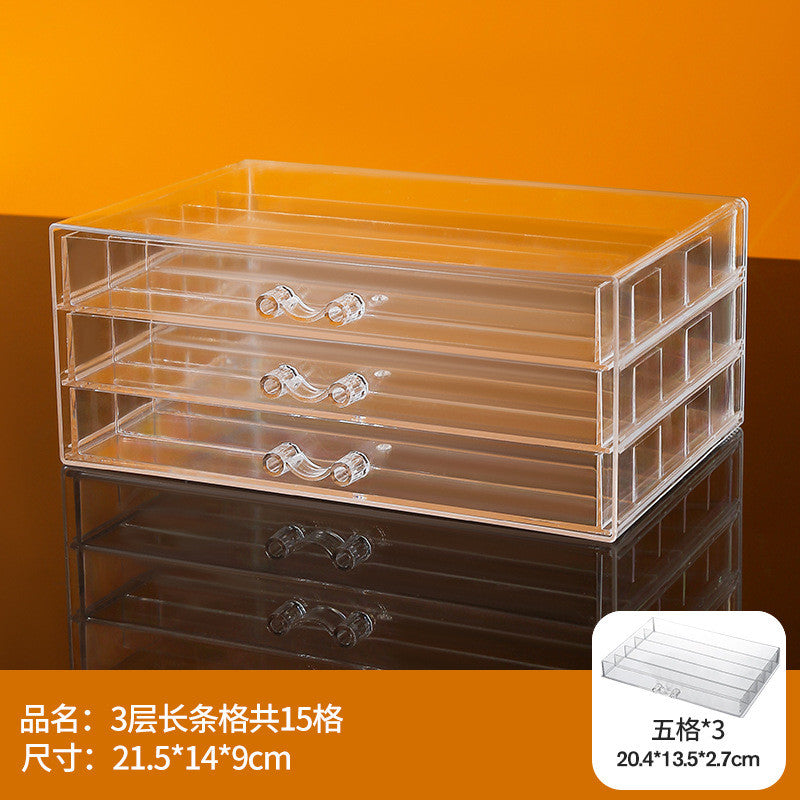 jewelry earring rings Bracelet Storage Multi-Layer Storage Box Transparent Drawer Jewelry organizer Box