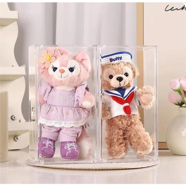 Shopclassyshop Transparent Doll Storage Box for Stella Lou and Lina Bell Plush Toys and Figurines Display