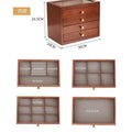 Shopclassyshop Solid walnut wood jewelry organizer box large capacity multifunctional jewelry Organizer  box