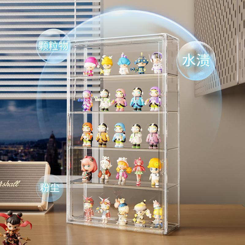 Shopclassyshop 60CM Extra Big Wall-mounted stackable Popmart Display Box Toys Pop Mart Doll Figures Storage Box Hanging