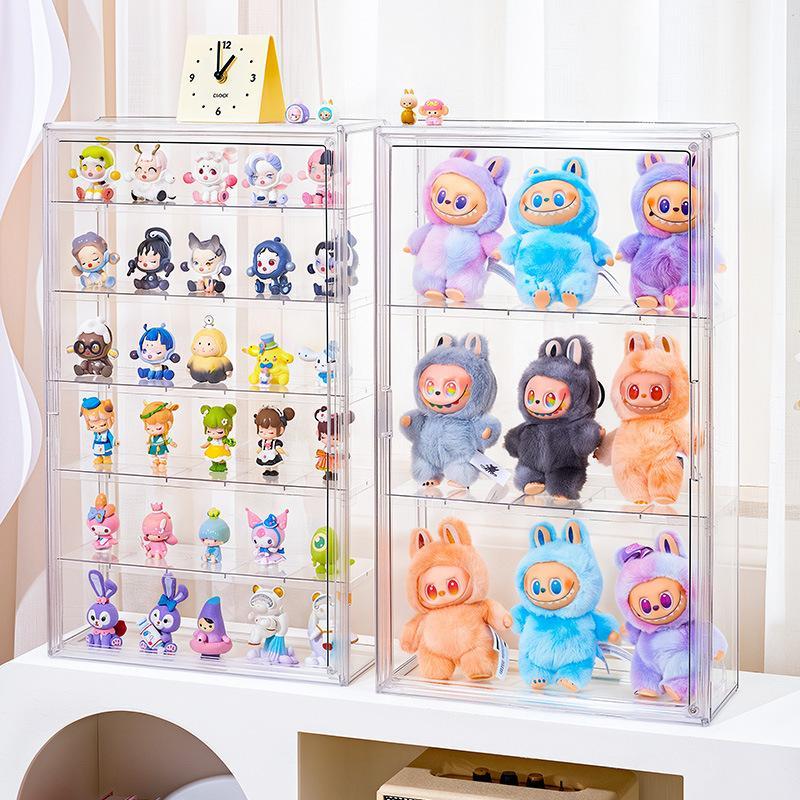 Shopclassyshop 60CM Extra Big Wall-mounted stackable Popmart Display Box Toys Pop Mart Doll Figures Storage Box Hanging