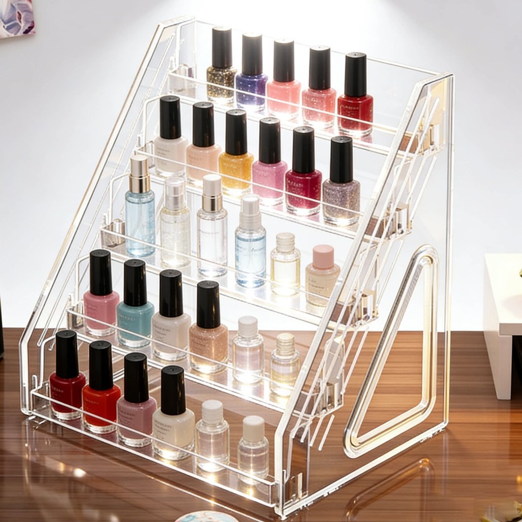 Shopclassyshop Lipstick eyeshadow palette storage large-capacity acrylic display rack makeup cosmetics desktop display