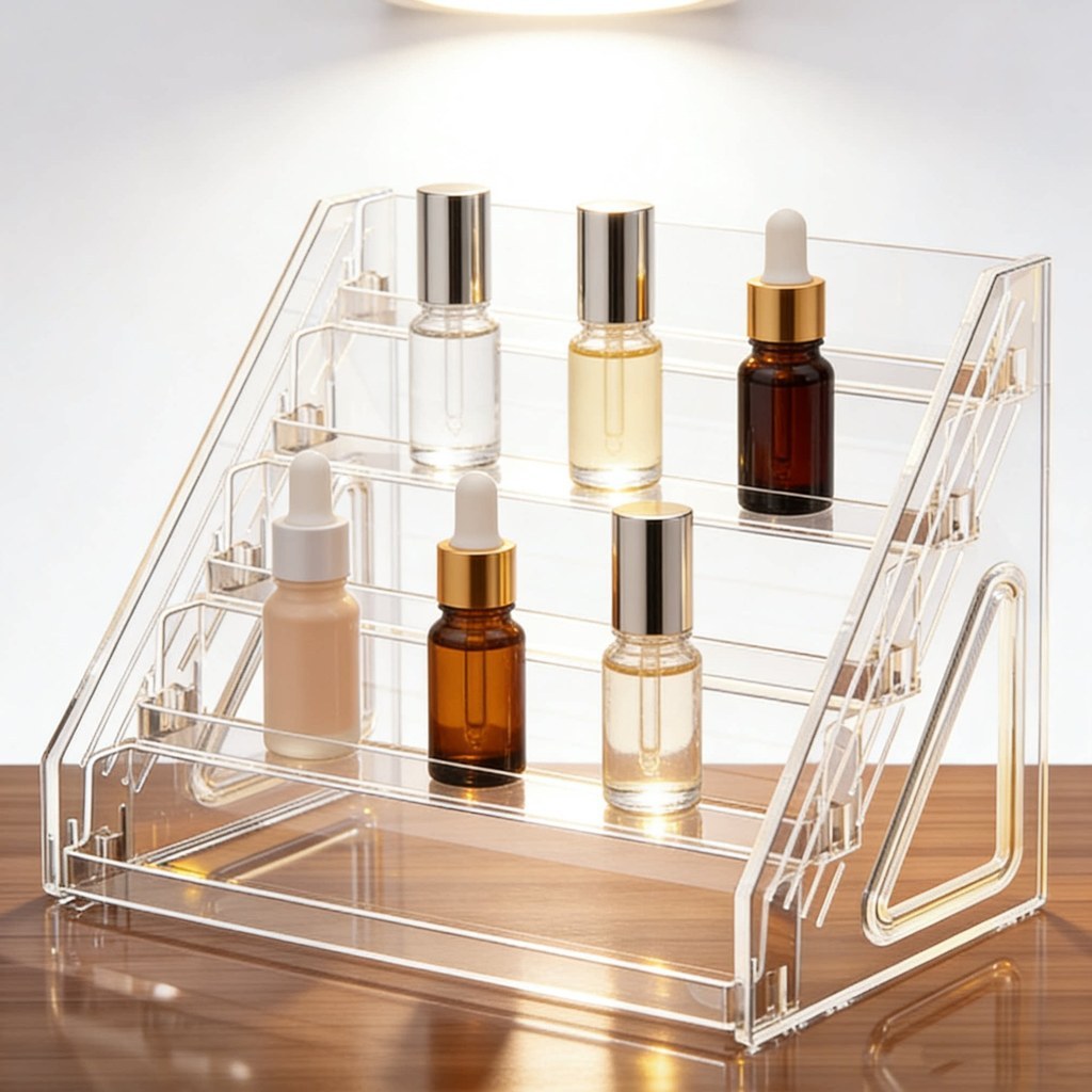 Shopclassyshop Lipstick eyeshadow palette storage large-capacity acrylic display rack makeup cosmetics desktop display