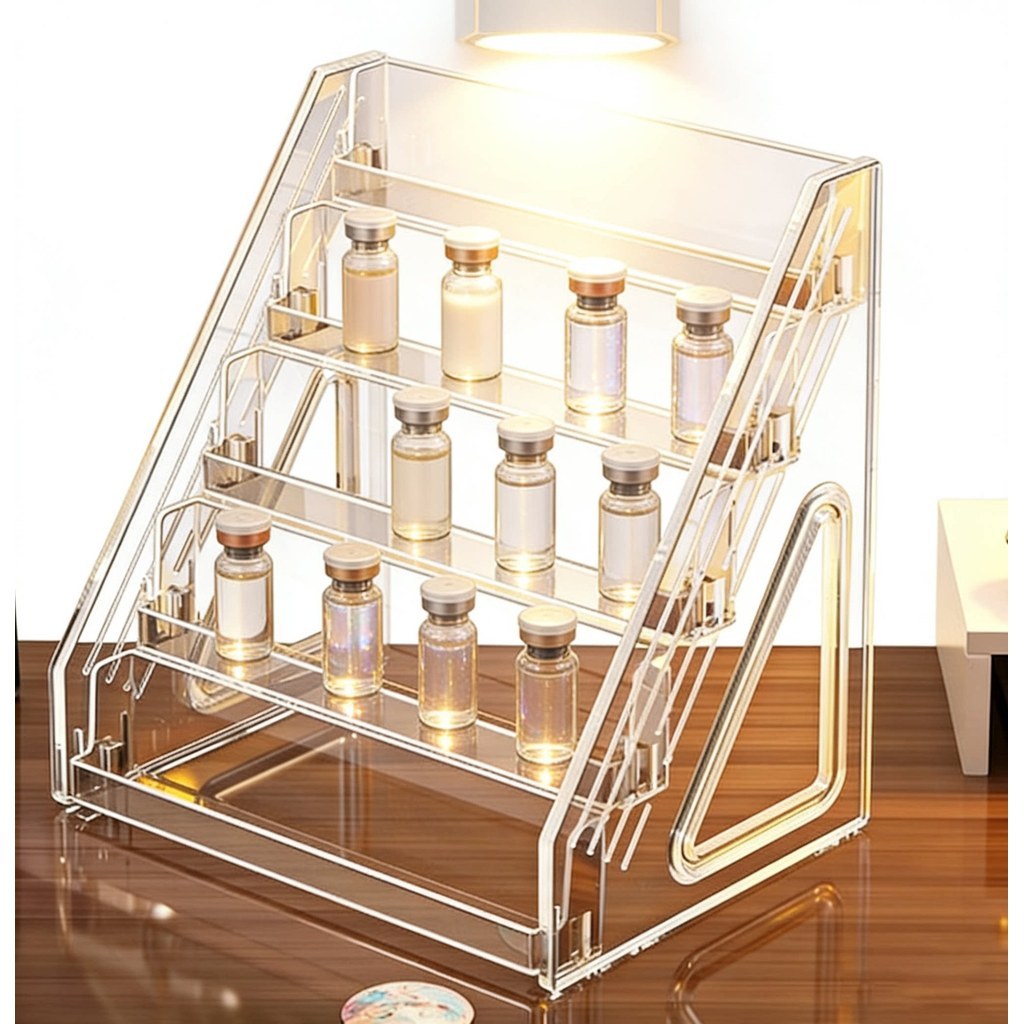 Shopclassyshop Lipstick eyeshadow palette storage large-capacity acrylic display rack makeup cosmetics desktop display