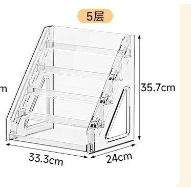 Shopclassyshop Lipstick eyeshadow palette storage large-capacity acrylic display rack makeup cosmetics desktop display