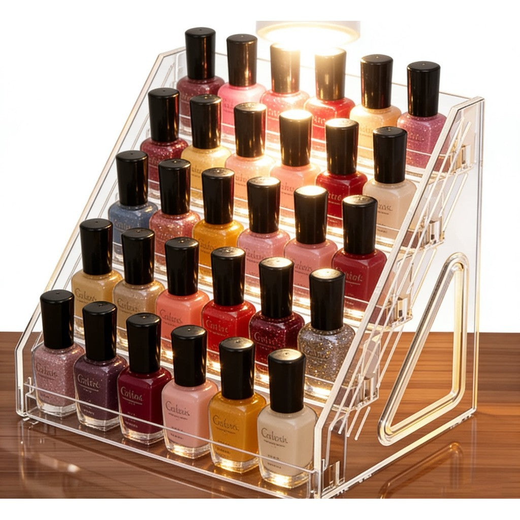 Shopclassyshop Lipstick eyeshadow palette storage large-capacity acrylic display rack makeup cosmetics desktop display