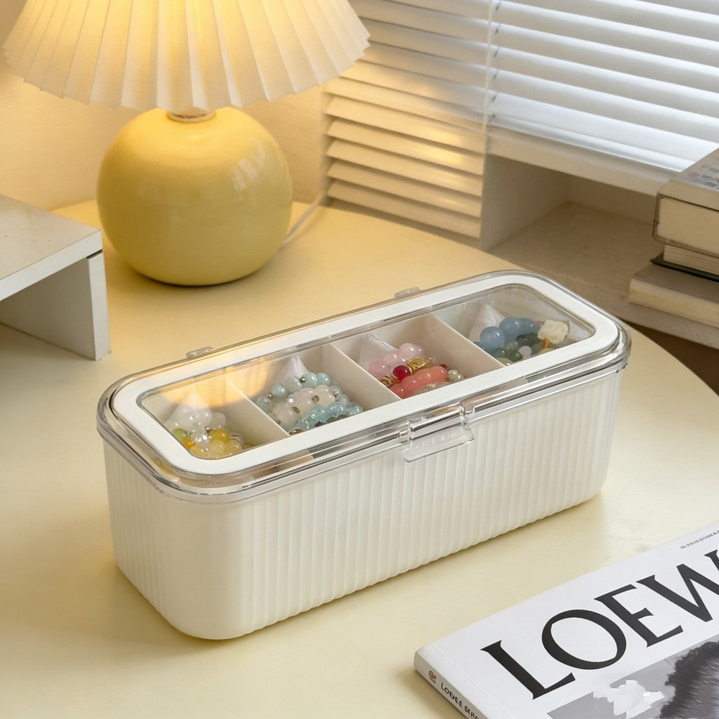 Shopclassyshop Dust-proof crystal bracelet box bracelet Organizer display watch storage jewelry box bangle storage