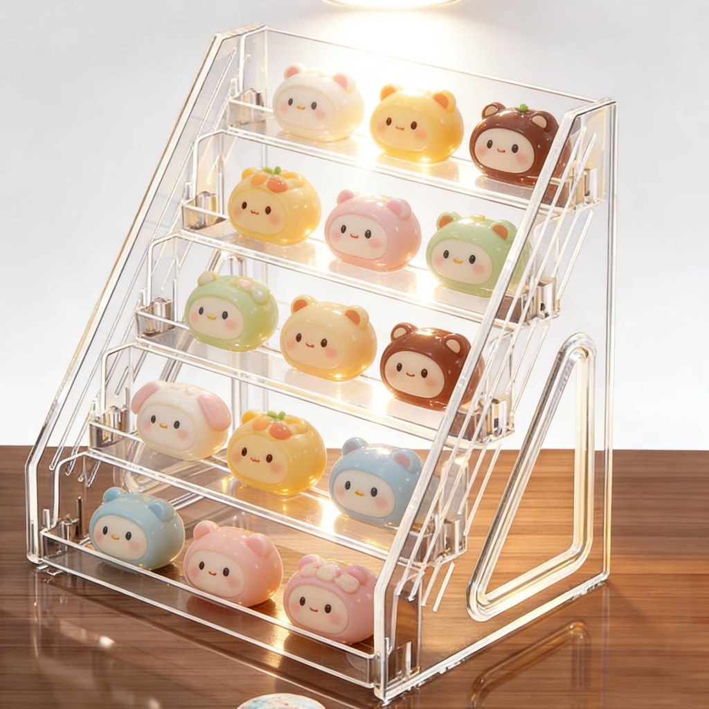 Shopclassyshop Lipstick eyeshadow palette storage large-capacity acrylic display rack makeup cosmetics desktop display