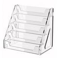 Shopclassyshop Transparent rack acrylic tiered vanity table desktop sunglasses organizer Display stand