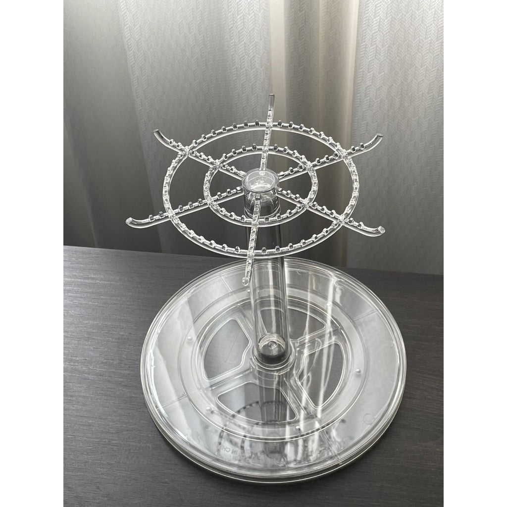 Shopclassyshop Full Clear Rotating Hanging stand to fit your pendent labubu clear acrylic stand