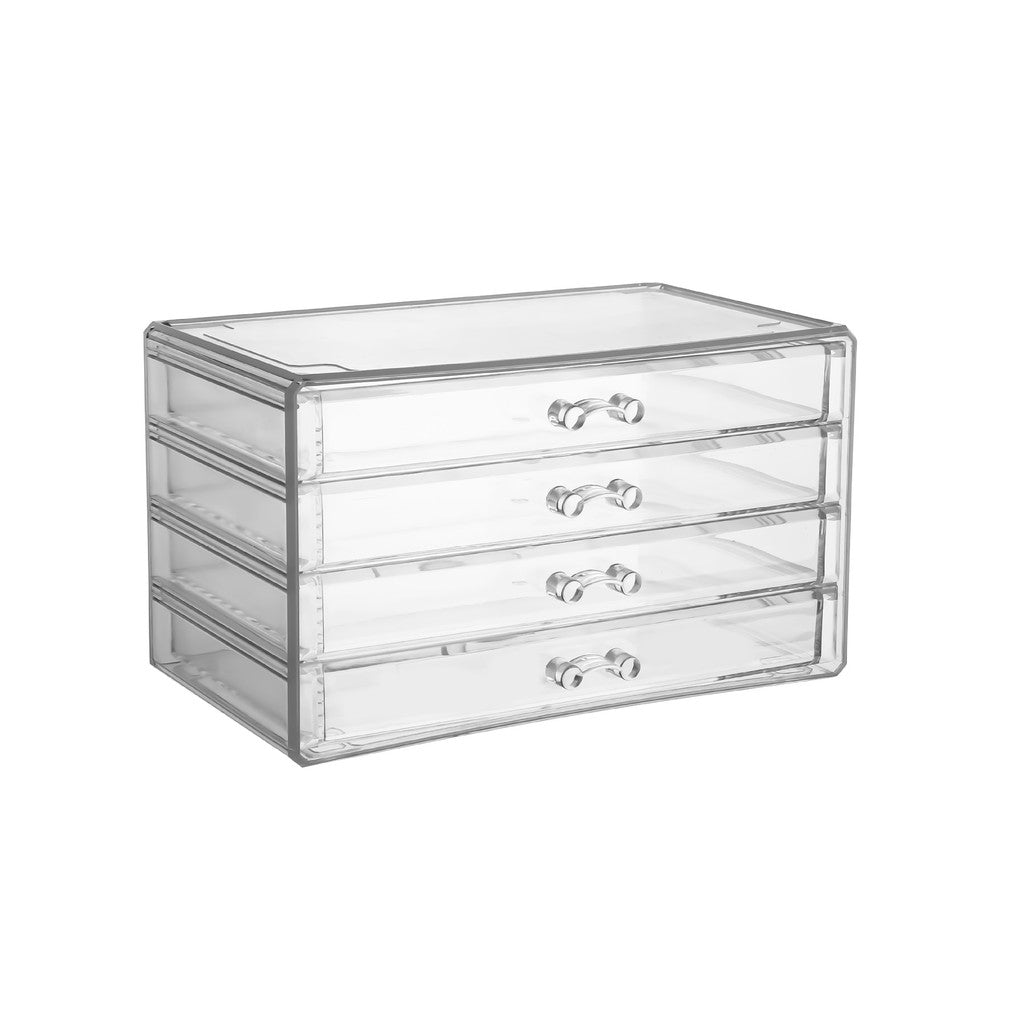 Shopclassyhsop Full Clear Stackable Capacity Colored Pencils and Drawing Pens Storage Box Lipstick Mascara organizer