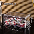 Shopclassyshop SG Seller-Transparent drawer-style jewelry box acrylic bead earrings jewelry storage box