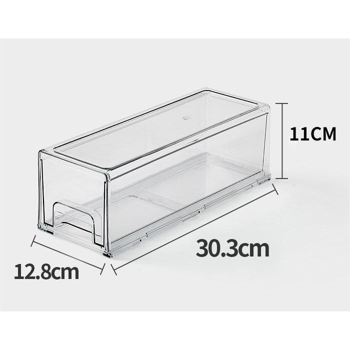 Shopclassyshop large capacity cosmetics organizer Drawer-type mask storage box desktop skincare product organizer