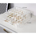 Shopclassyshop 72slot jewelry box Nail art multi-layer drawer diamond box nail sequins storage jewelry accessory box