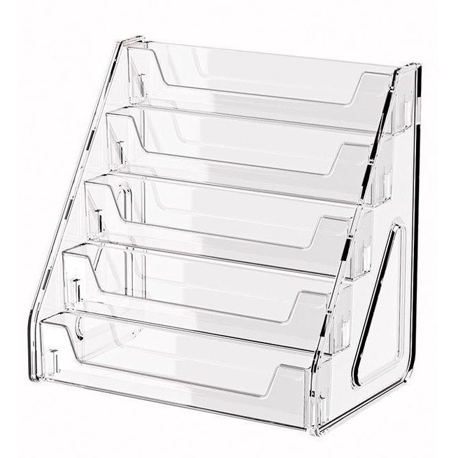Shopclassyshop Transparent rack acrylic tiered vanity table desktop cosmetics and perfume organizer stand