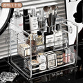 Shopclassyshop Acrylic Desktop cosmetics storage Rack skincare organizer with layered dressing table storage rack
