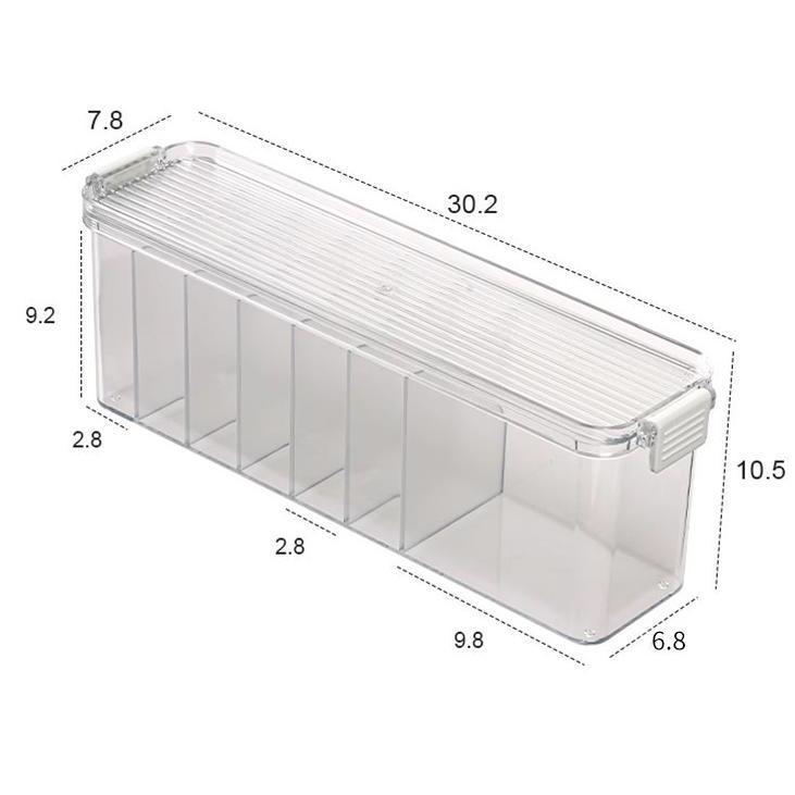 Shopclassyshop Small Glass Ampoule Pressure Keli Storage Box Cosmetic serum Sample organizer divided Box