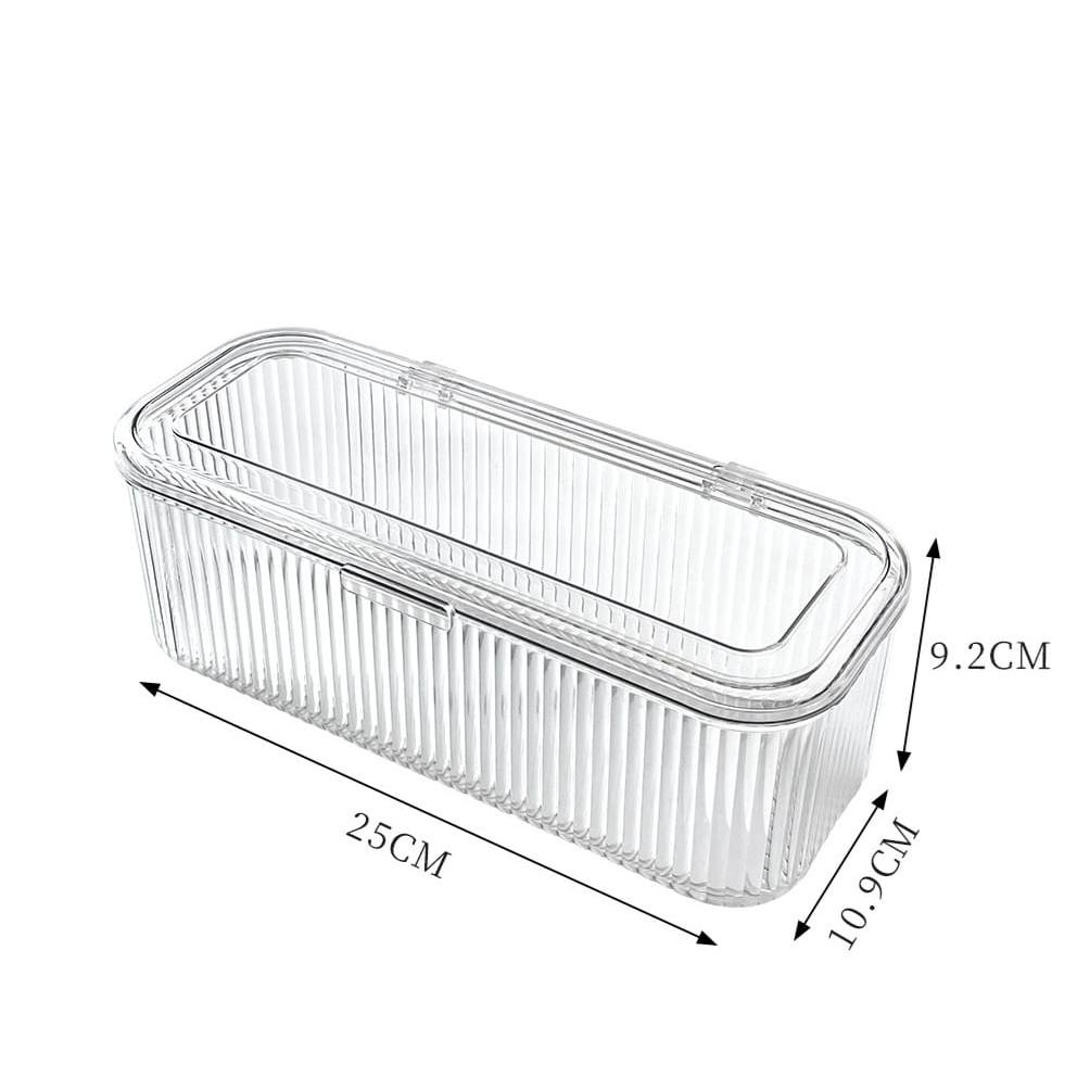 shopclassyshop Hair Clip Organizer Storage Box Hair Rope Hair Ties Transparent Children Portable Child Women Organizer