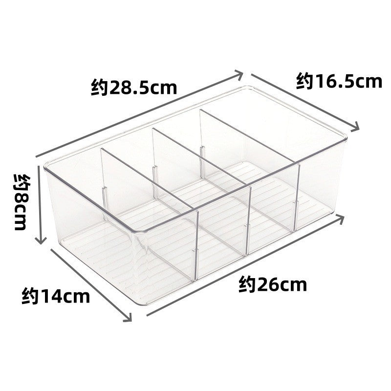 Shopclassy Coverless + compartment Storage Box Tea Bag Container Coffee Organizer Display Rack Desktop Organizer