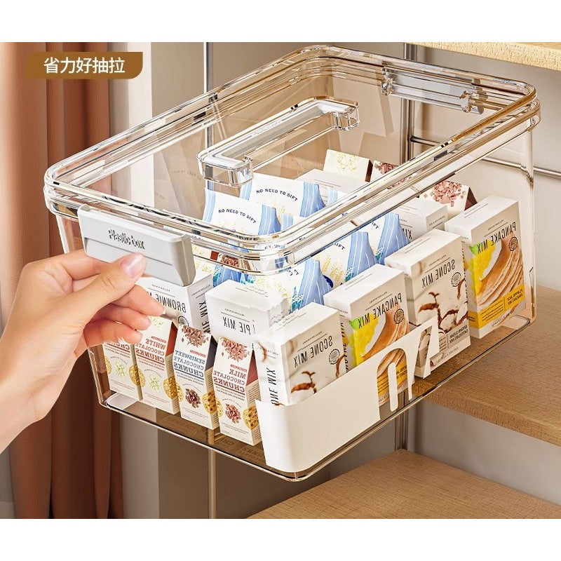 Shopclassyshop PET AIR Tight Storage Box with Handle Snacks Toys Storage pet food medicine storage Thickened