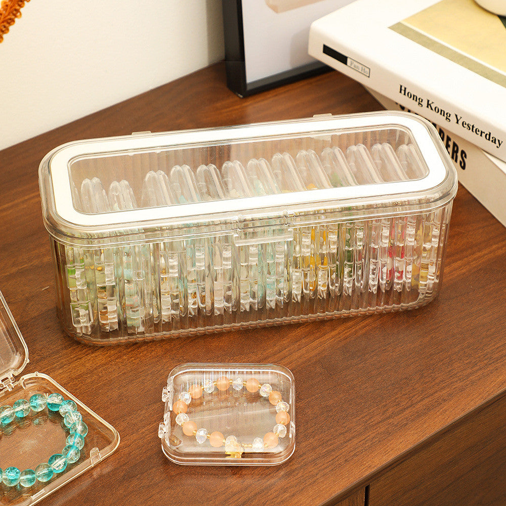Shopclassyshop Hair Pin Storage Box Organizer Hair Clip Jewelry Display Desk Dustproof Decoration Hair Clip Organizer