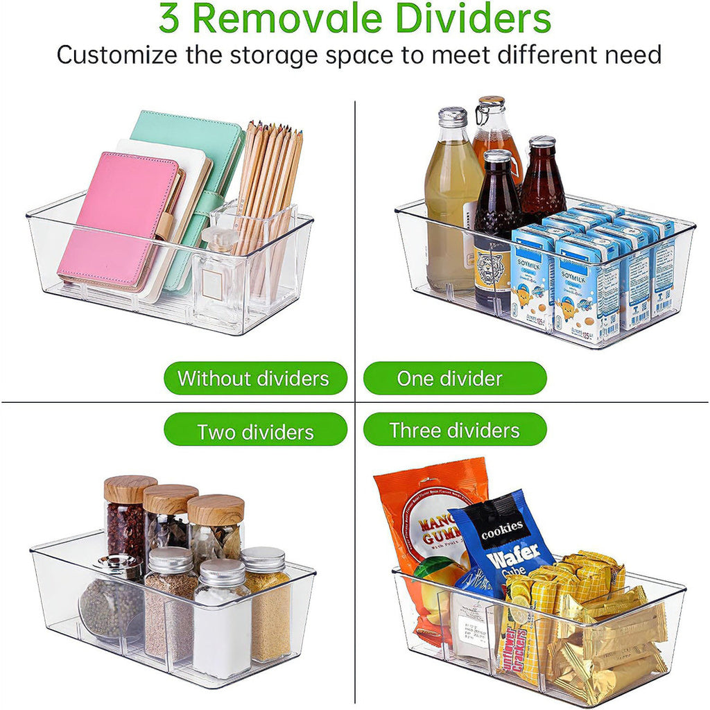 Shopclassy Coverless + compartment Storage Box Tea Bag Container Coffee Organizer Display Rack Desktop Organizer