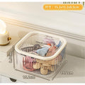 shopclassyshop Acrylic Automatic Lid-opening Hair Clip Organizer Storage Box Hair Rope Hair Ties Children Portable box