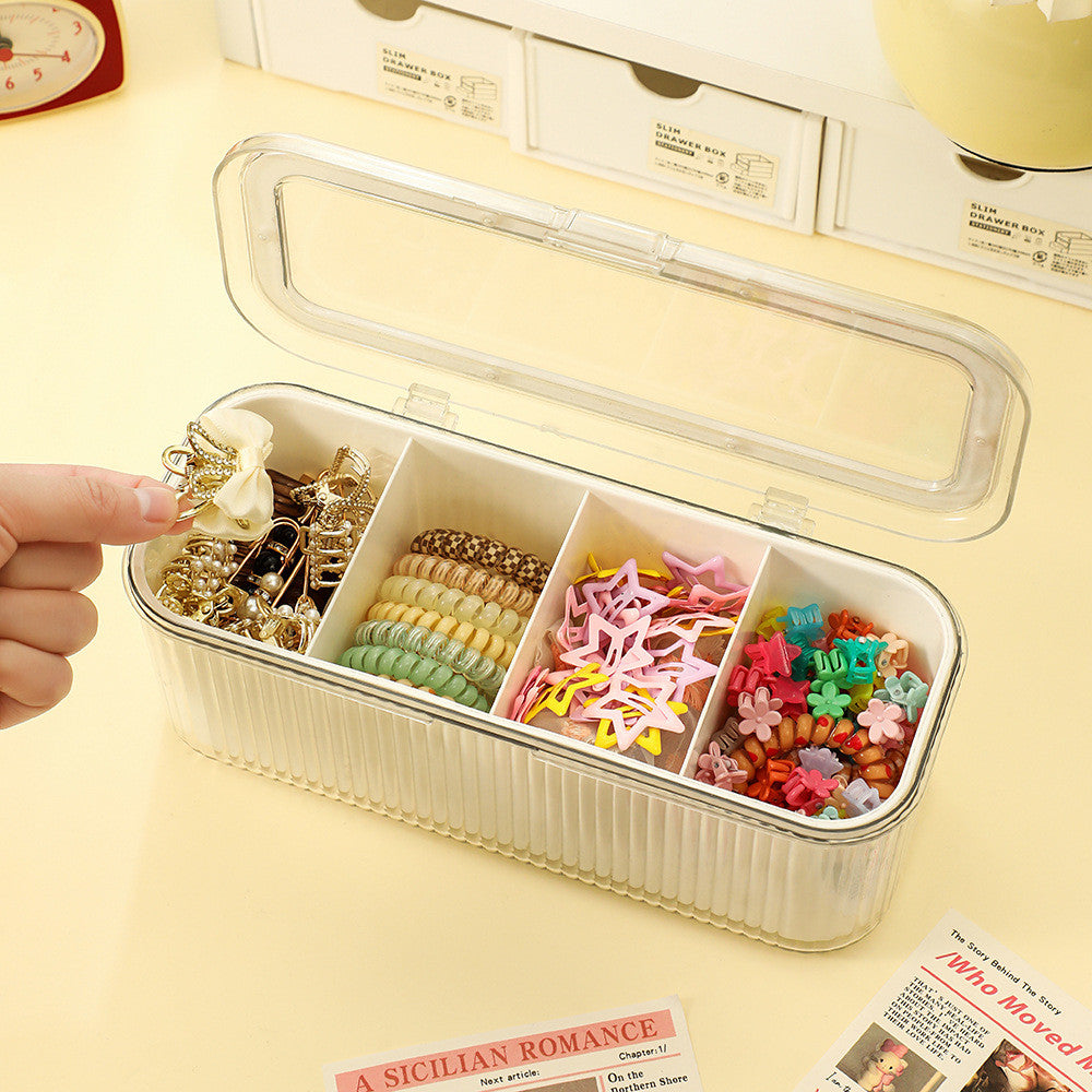 Shopclassyshop Hair Pin Storage Box Organizer Hair Clip Jewelry Display Desk Dustproof Decoration Hair Clip Organizer