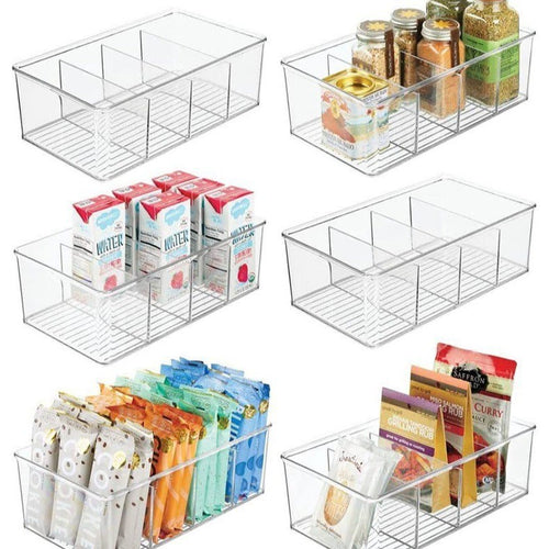 Shopclassy Coverless + compartment Storage Box Tea Bag Container Coffee Organizer Display Rack Desktop Organizer