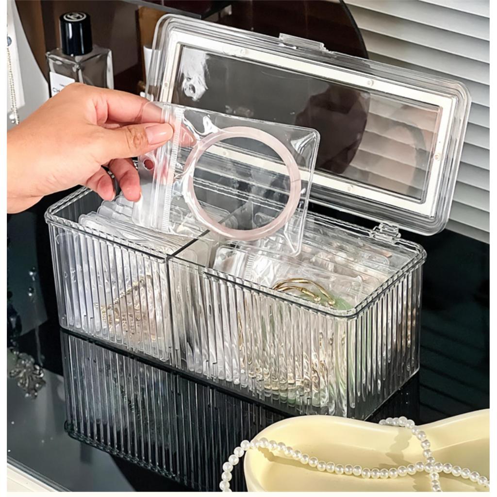 Shopclassyshop Tea Bag Organizer Container Storage Box Stackable 3in1 coffee Transparent Disposable Coffee Food Kitchen