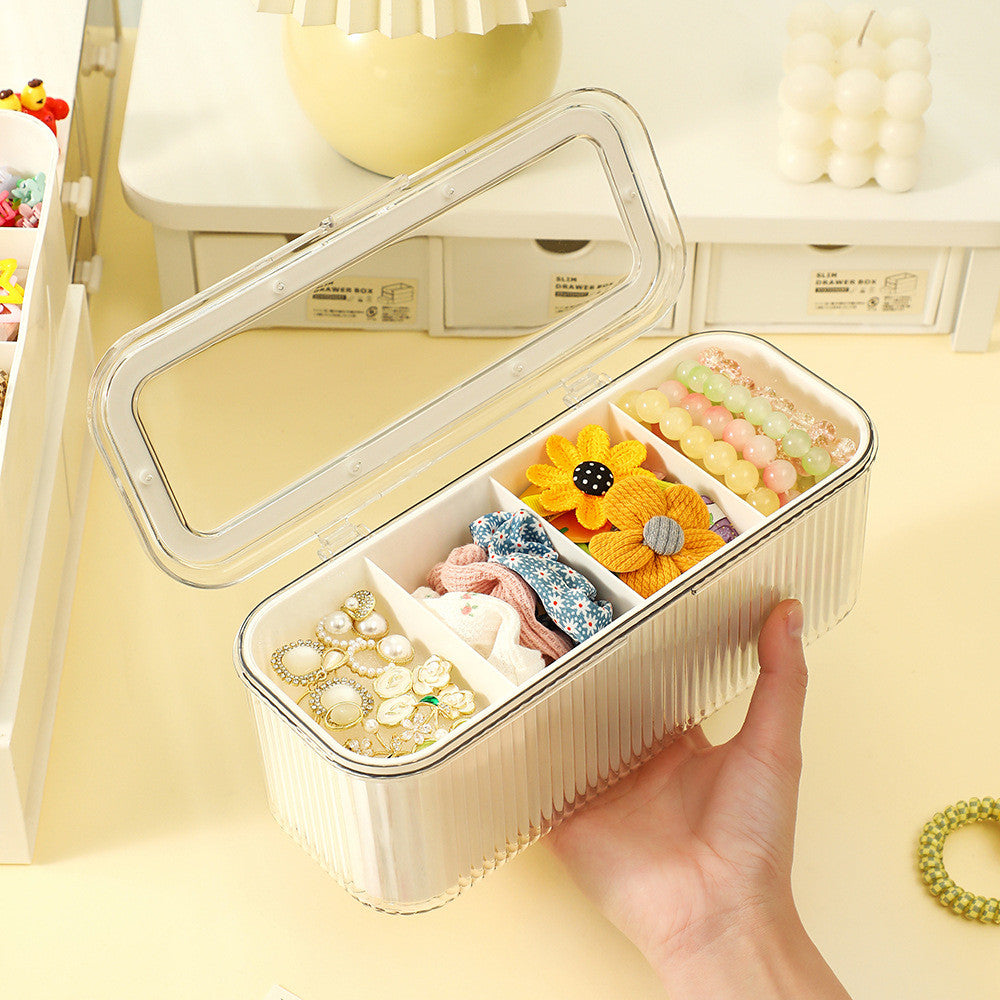 Shopclassyshop Hair Pin Storage Box Organizer Hair Clip Jewelry Display Desk Dustproof Decoration Hair Clip Organizer