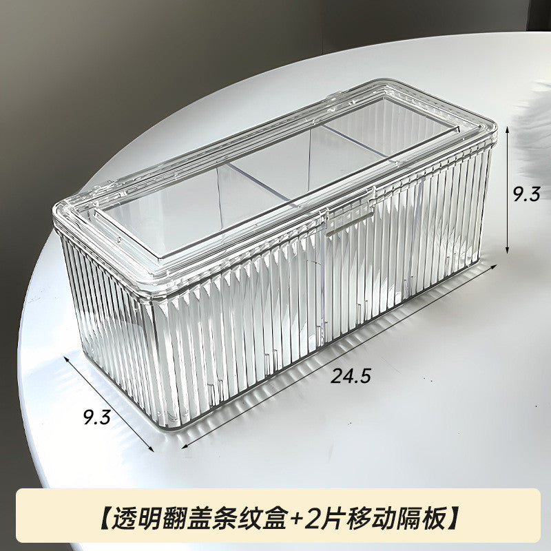 Shopclassyshop Tea Bag Organizer Container Storage Box Stackable 3in1 coffee Transparent Disposable Coffee Food Kitchen