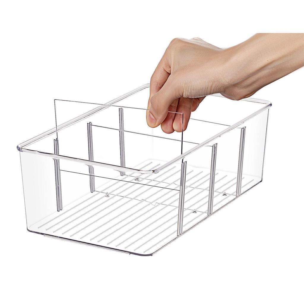 shopclassyshop Coverless with compartment cosmetics and skincare products Storage Box Desktop Organizer