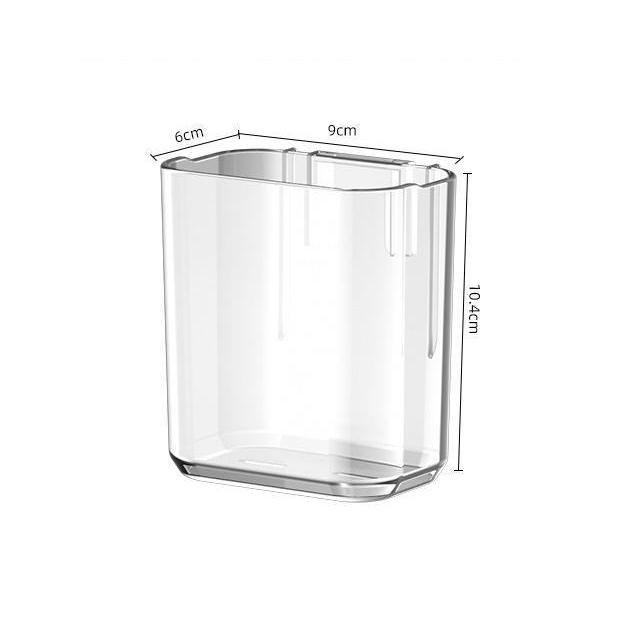 Shopclassyshop Wall Mount Toothbrush Holder Storage Rack Toothpaste Holder Shelf Toothbrush Cup Mouthwash Cup