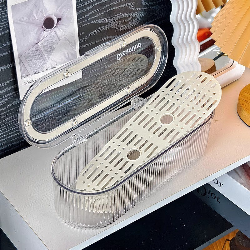 Shopclassyshop Hair Clip Organizer Storage Box Hair Rope Hair Ties Transparent Children Portable Child Women Organiser