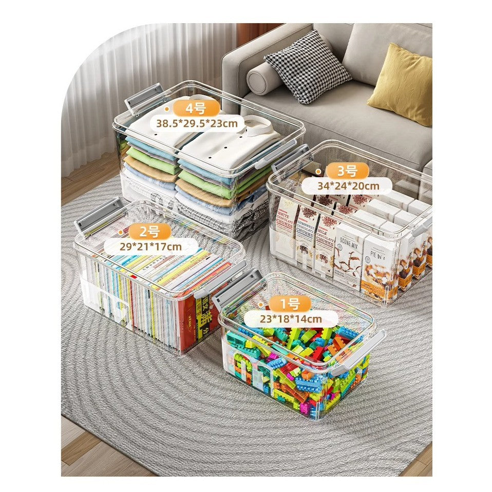 Shopclassyshop PET AIR Tight Storage Box with Handle Snacks Toys Storage pet food medicine storage Thickened