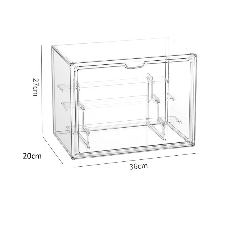 Shopclassyshop Acrylic Labubu Doll plush toy storage display box angel stackable doll dust-proof