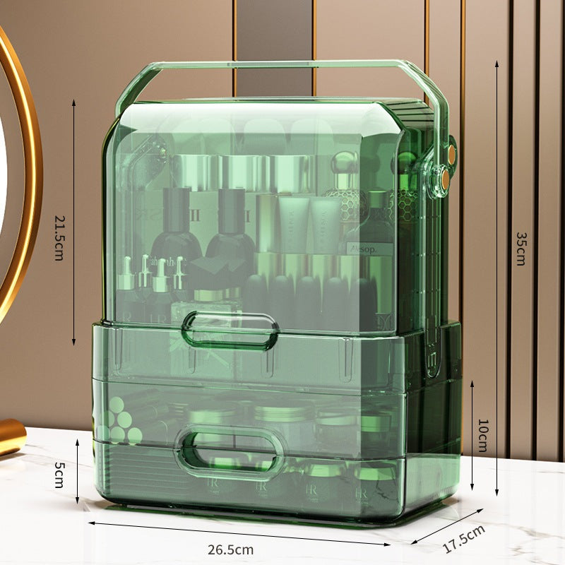 Cosmetic Acrylic skin care product storage box,desktop transparent storage box, dormitory lipstick storage rack