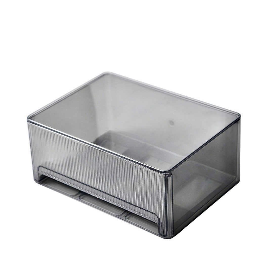 Shopclassyshop Desktop cosmetics drawer organizer storage box high-end luxury dustproof table stackable drawer