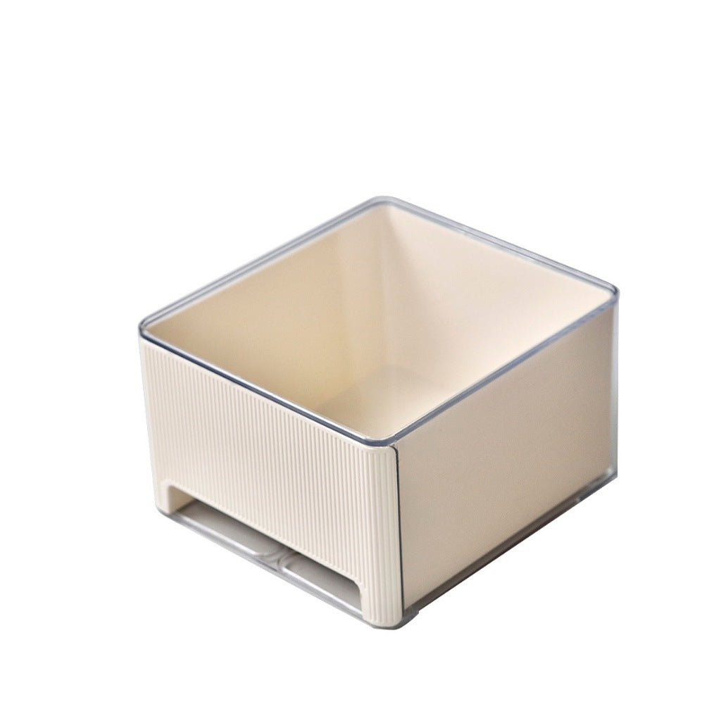 Shopclassyshop Desktop cosmetics drawer organizer storage box high-end luxury dustproof table stackable drawer