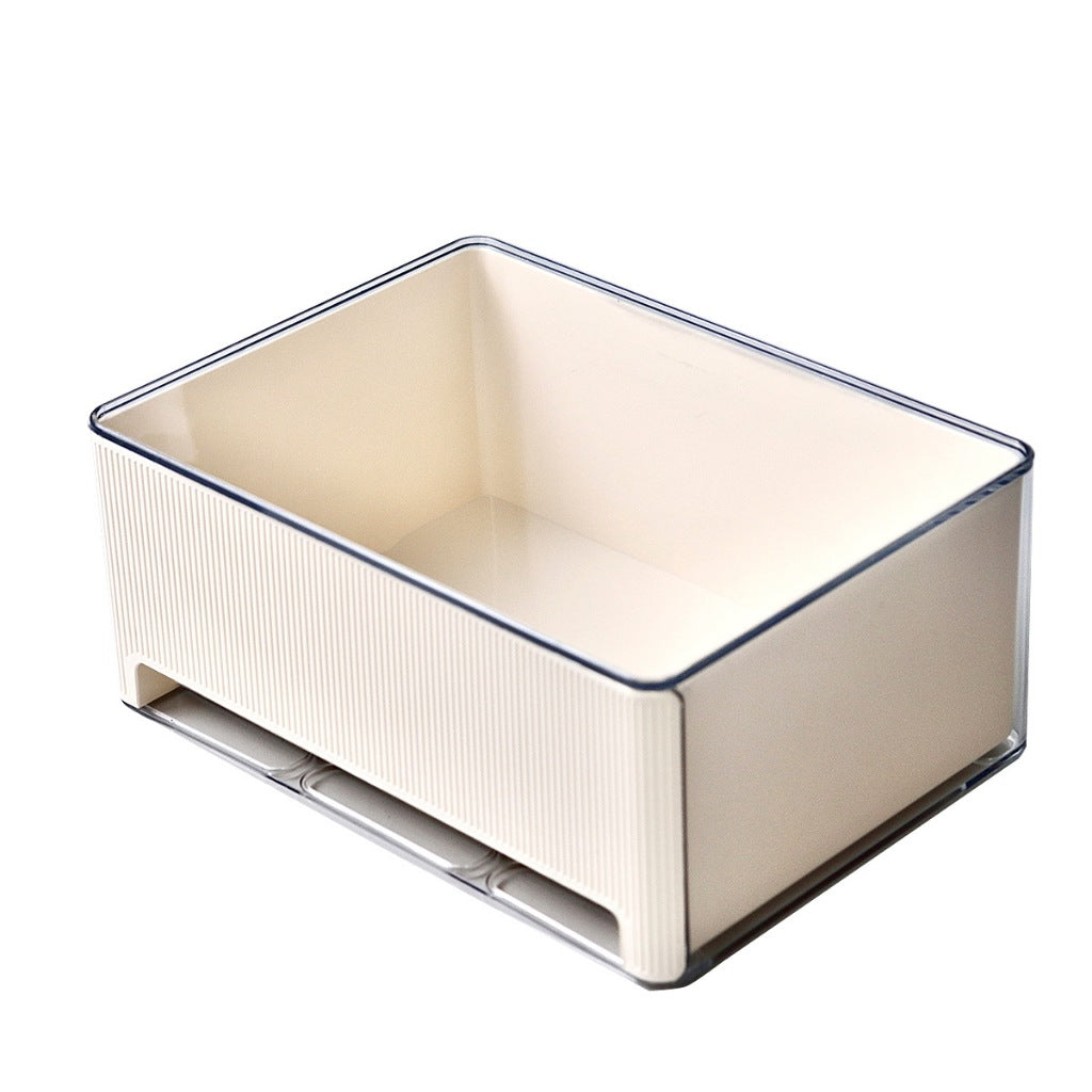 Shopclassyshop Desktop cosmetics drawer organizer storage box high-end luxury dustproof table stackable drawer