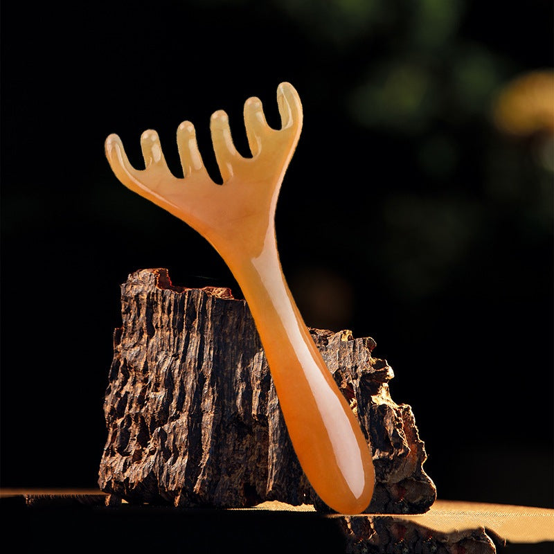 Five-claw head massager meridian massage comb, whole body point acupoints, scratching head