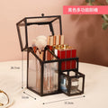 ShopClassyshop Glass Makeup Organizer Box Brush Storage Box Eyebrow Pencil Cosmetic Drawer Organiser  Storage