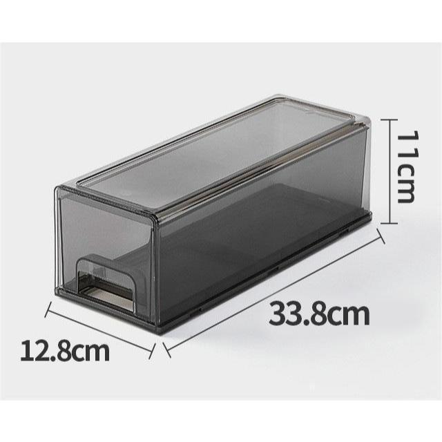 Shopclassyshop Acrylic extra large cosmetics stackable drawer organizer storage box luxury dustproof