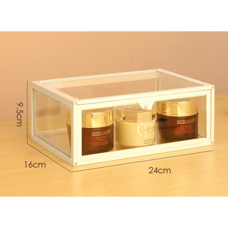 ShopClassyshop Glass Brush Storage Box Eyebrow Pencil Cosmetic Drawer Makeup Organiser Jewelry