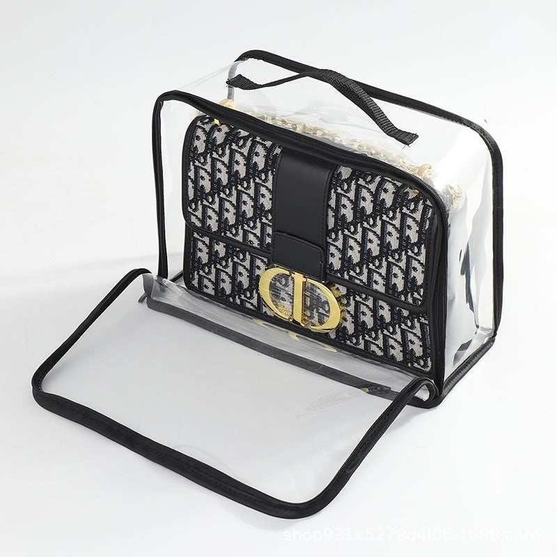 Shopclassyshop Transparent high-value large-capacity waterproof travel storage bag Bag protector pvc