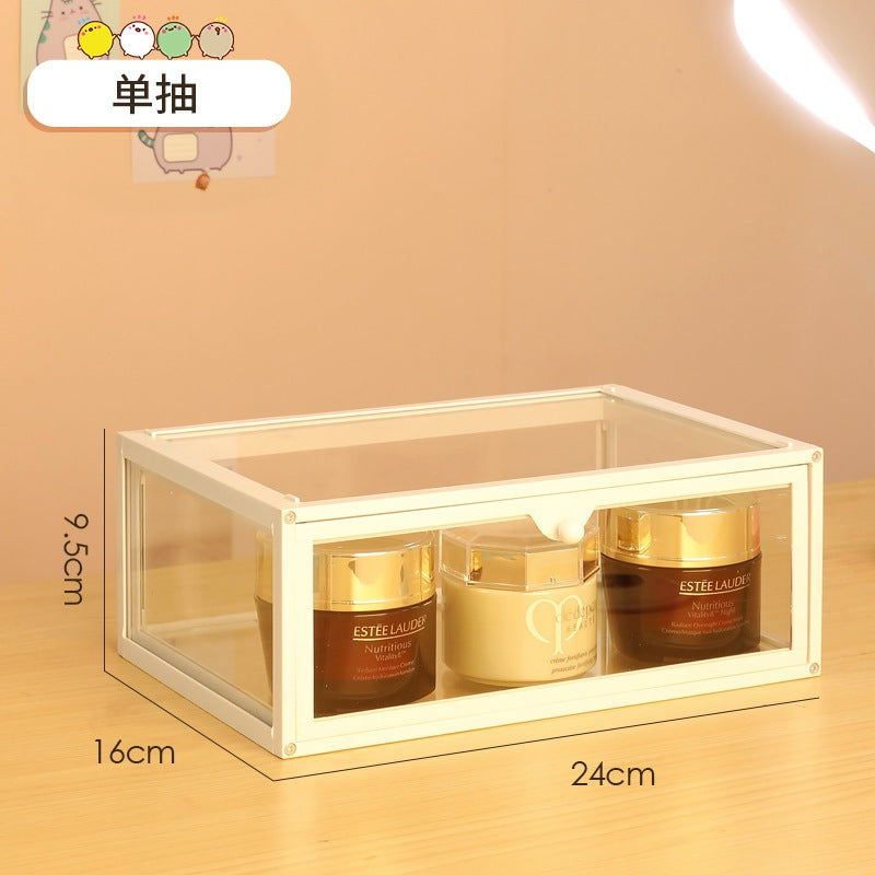 ShopClassyshop Glass Brush Storage Box Eyebrow Pencil Cosmetic Drawer Makeup Organiser Jewelry