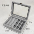 Shopclassyshop Accessories Flannel leather jewelry storage box earrings necklace organizing